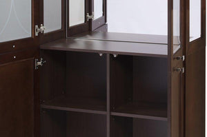 EASTWOODS |  Modern Solid Wood 4 Door Display Cabinet - GRENADA Collection! | 2020 - EASTWOODS