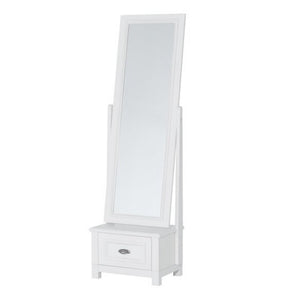 EASTWOODS |  Modern Solid Wood Floor Mirror With 1 Drawer - MADISON Collection! | 2020 - EASTWOODS