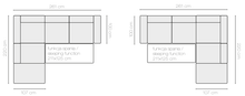 Load image into Gallery viewer, EASTWOODS | NEW Large Size Corner Sofa &quot;FICO&quot; | 2610mm X 2200mm | Many materials | 2020 Design - EASTWOODS