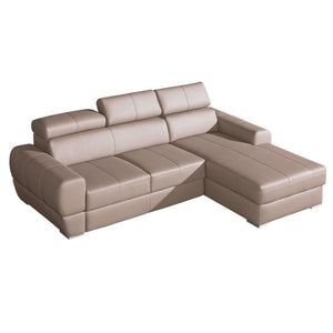 VENTURO Modern Corner Sofa Bed | 2510mm X 1670mm | Variety of leathers & fabrics to choose