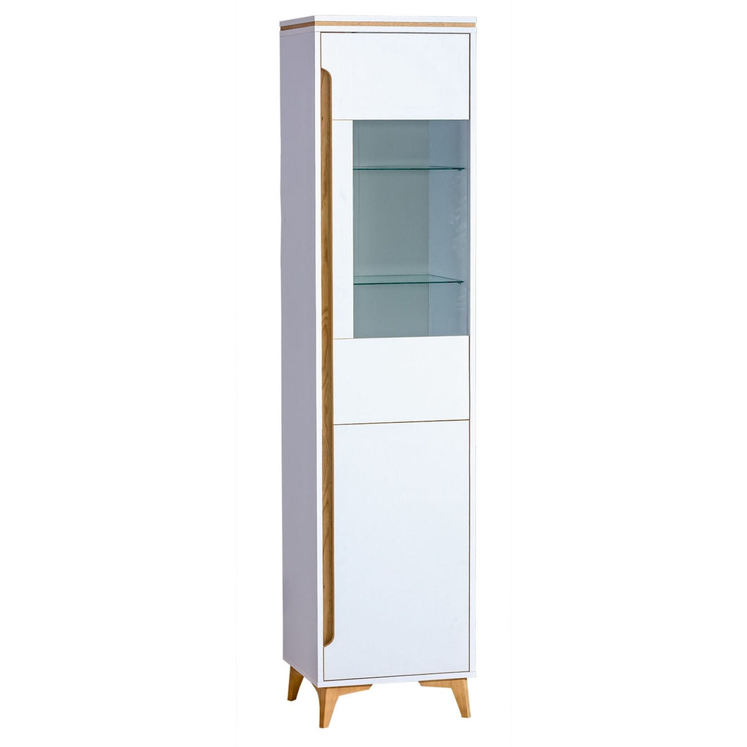 Simple Display Cabinet Unit - GAPPA | WHITE | laminated chipboard