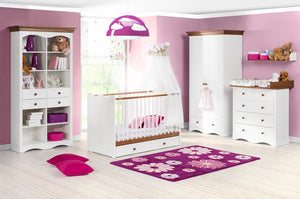 EASTWOODS | Solid Wood 4 Drawer Bookcase - PRINCESSA Collection! | 2020 - EASTWOODS